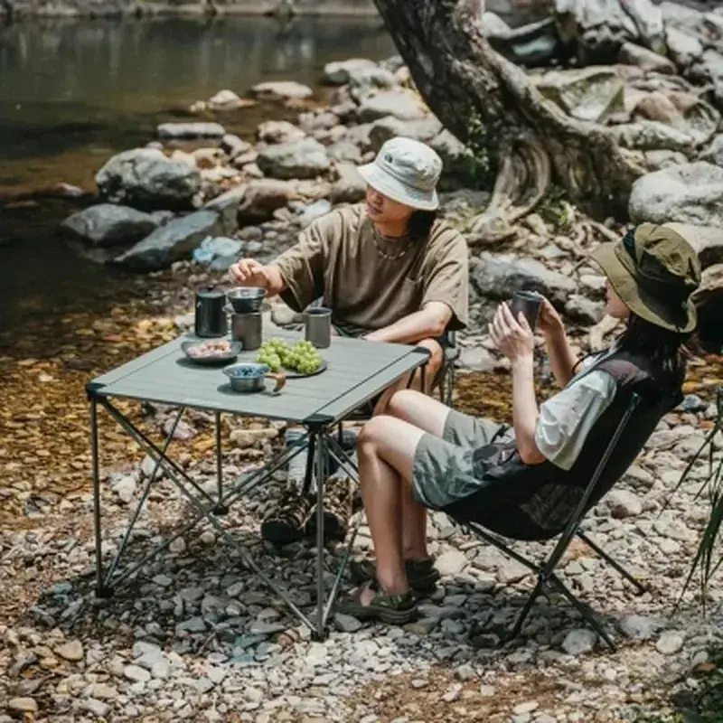 Туристичний стіл Naturehike CNK2450JJ013, M, алюміній, сірий (6976507663267) - фото 8