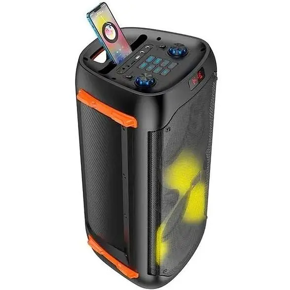 Портативна колонка XPRO BS53 валіза 30Вт USB SD FM радіо Bluetooth 2 мікрофони ДК (41918-BS53_3201) - фото 4