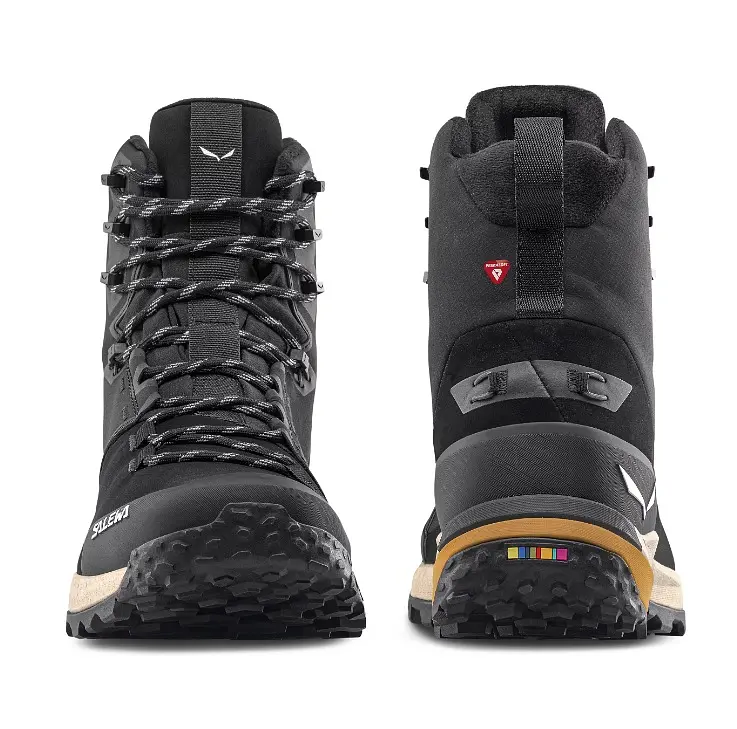 Ботинки мужские Salewa Puez Winter Mid PTX Men 45 Черный-Серый - фото 4