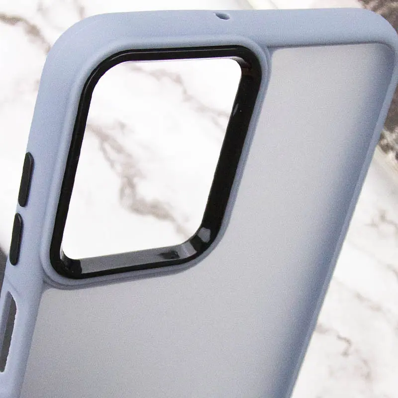 Чохол TPU+PC Lyon Frosted для Motorola Moto E13 Sierra Blue - фото 5