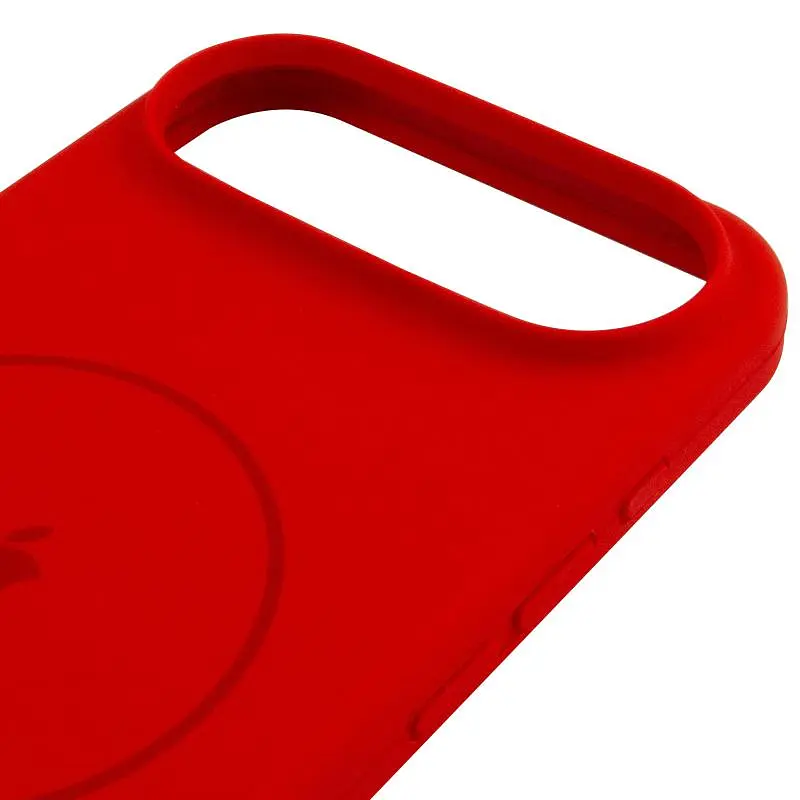 Чехол Epik Silicone Case Full Protective (AA) V2 with MagSafe для Apple iPhone 17 Air (6.5) Красный / Red - фото 4