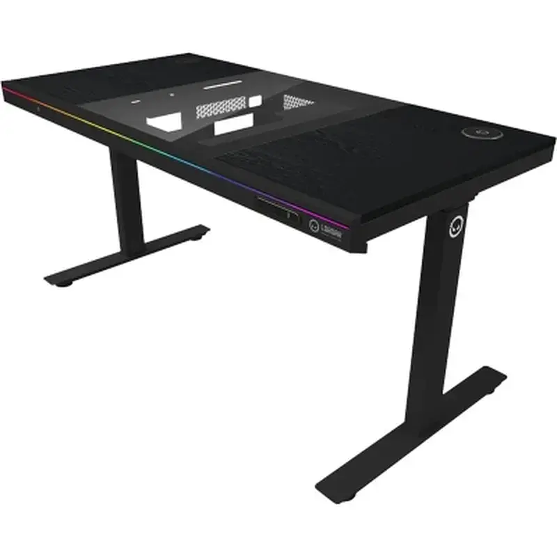 Комп'ютерний стіл Lorgar ELITE 90W Wood Black (LRG-DE90W) - фото 2