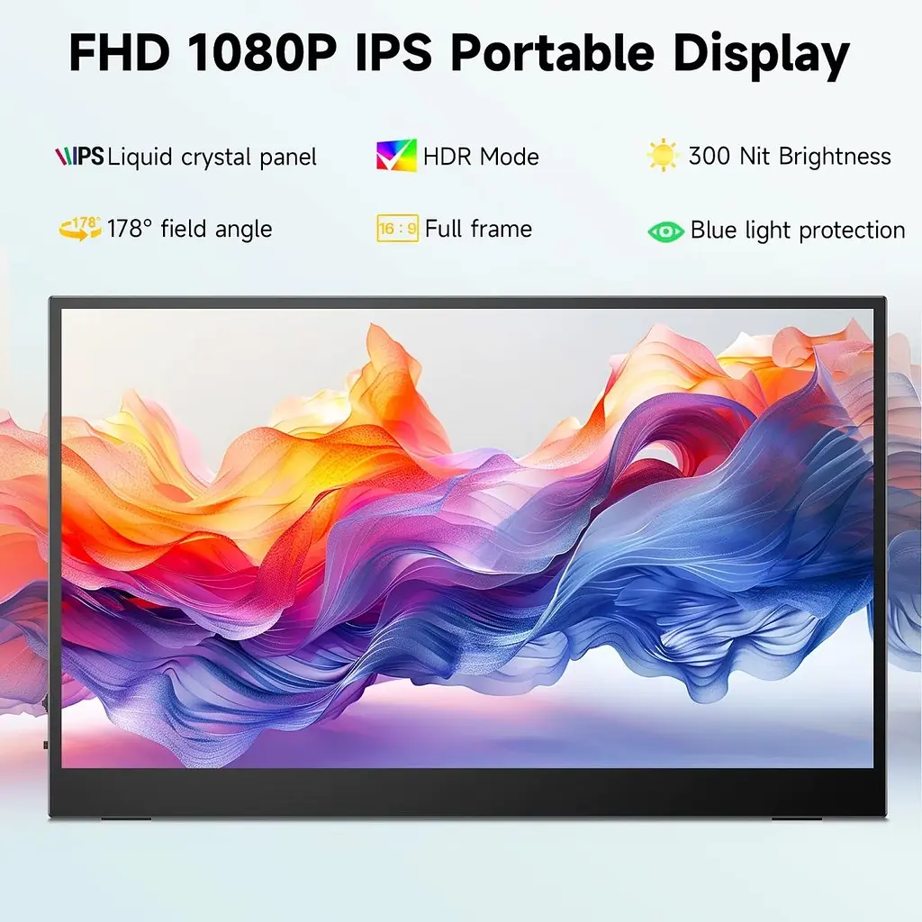 Портативний монітор UPERFECT 15.6" Touch FHD 60Hz [171116] - фото 3