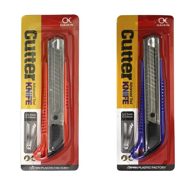 Ніж канцелярський, 18 мм, 2 шт., 332(1110-332) - фото 2