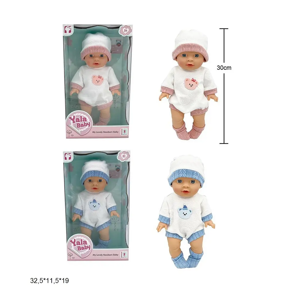 Пупс Yala Baby, YL2430D-A/YL2430D-I, 30 см (в ассортименте) - фото 2