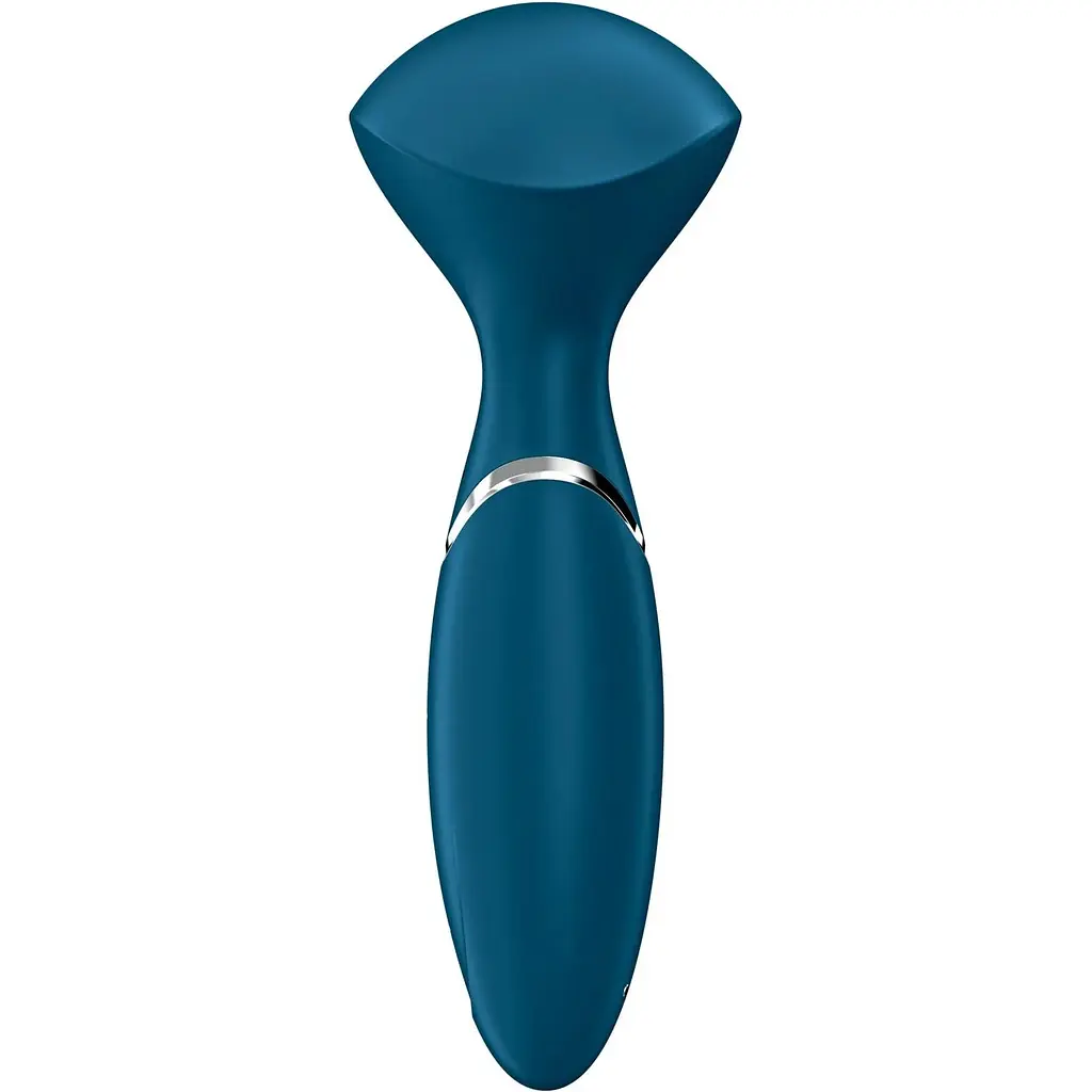 Вібромасажер Satisfyer Mini Wand-er Blue - фото 3