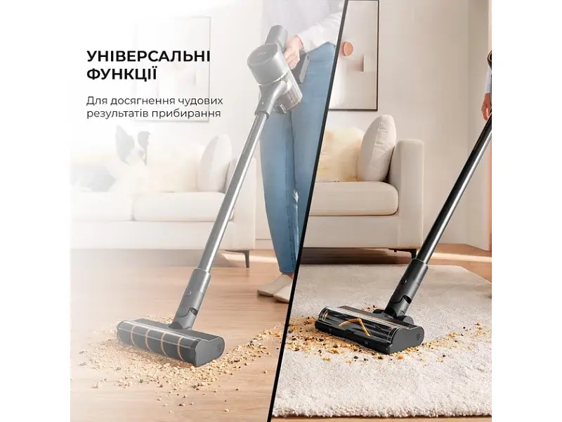 Вертикальний + ручний пилосос (2 в 1) Dreame R10 Pro Black - фото 10