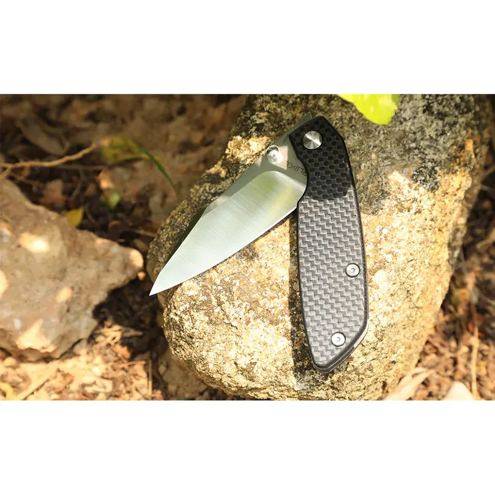 Ніж складаний туристичний Ruike P746-CB, (8 см) 14C28N / G10 чорний - фото 10