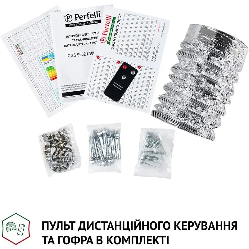 Витяжка Perfelli CGS 9632 I 1000 LED - фото 9