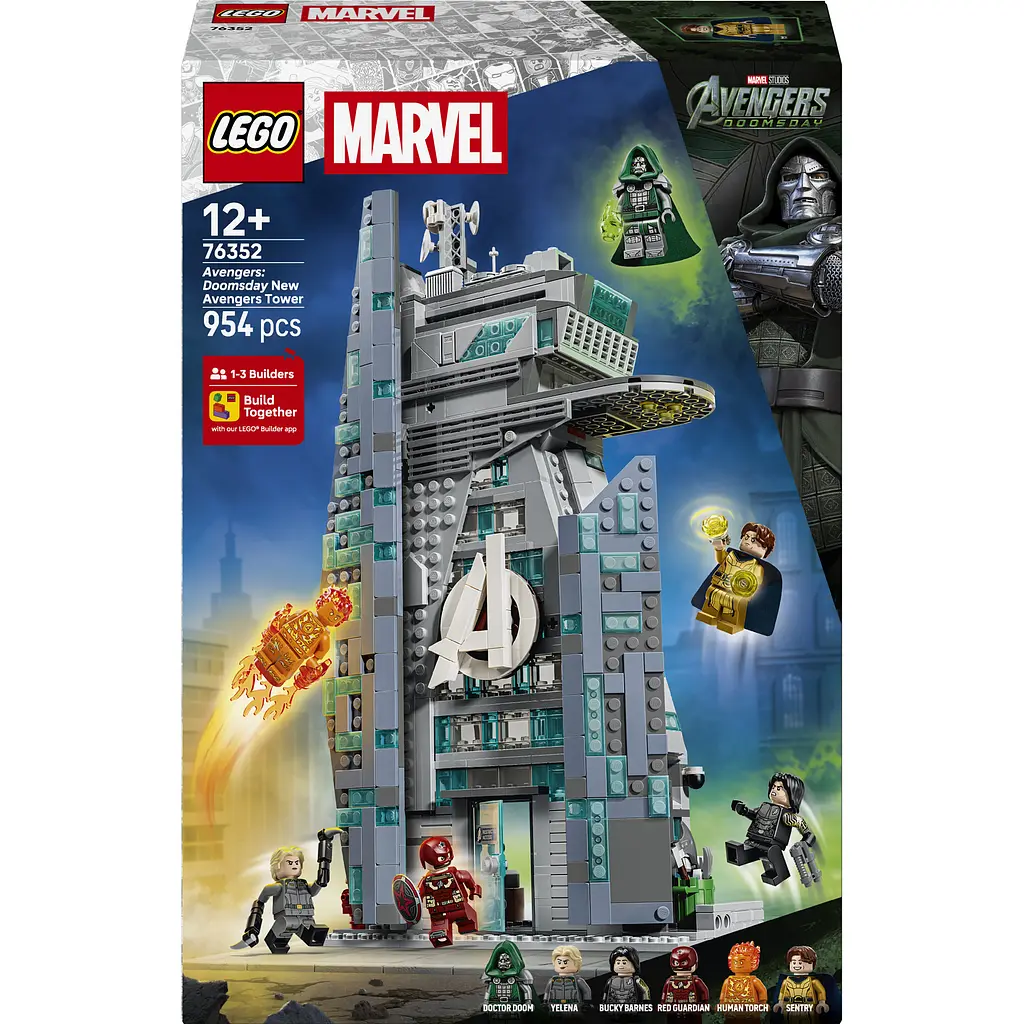Конструктор LEGO Super Heroes Marvel Месники: Судний день Нова Вежа Месників 954 ел. (76352) - фото 3