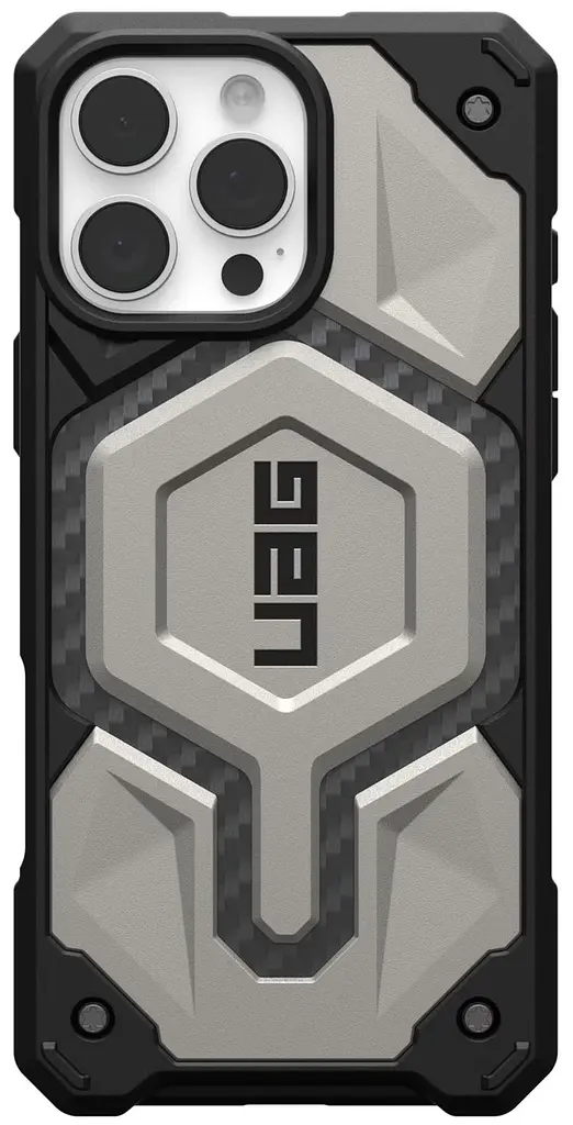Оригінальний протиударний чохол для iPhone 16 Pro Max UAG Monarch Titanium 114457113636