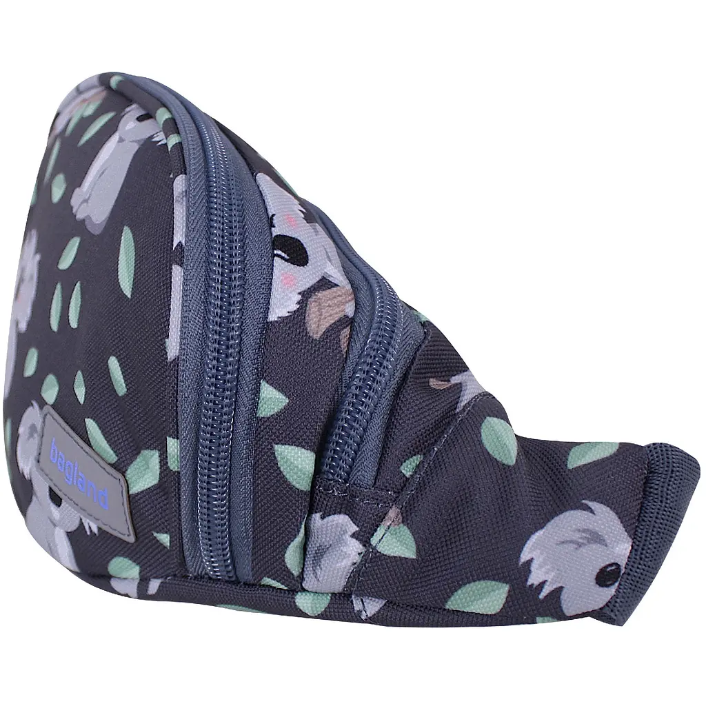 Сумка-бананка Bagland Bella 2 л сублимация 990 чернильная с принтом (00202664) - фото 2