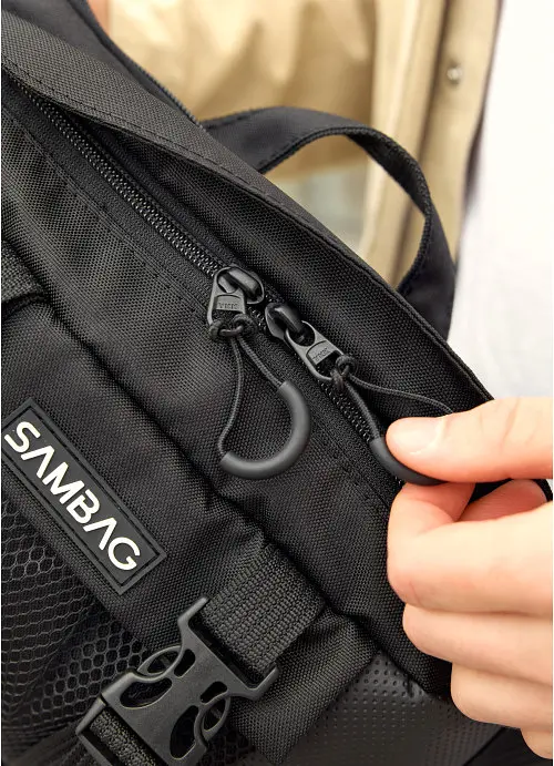 Велика чоловіча поясна сумка бананка для планшета Sambag 38х21 см sum0027311 - фото 16