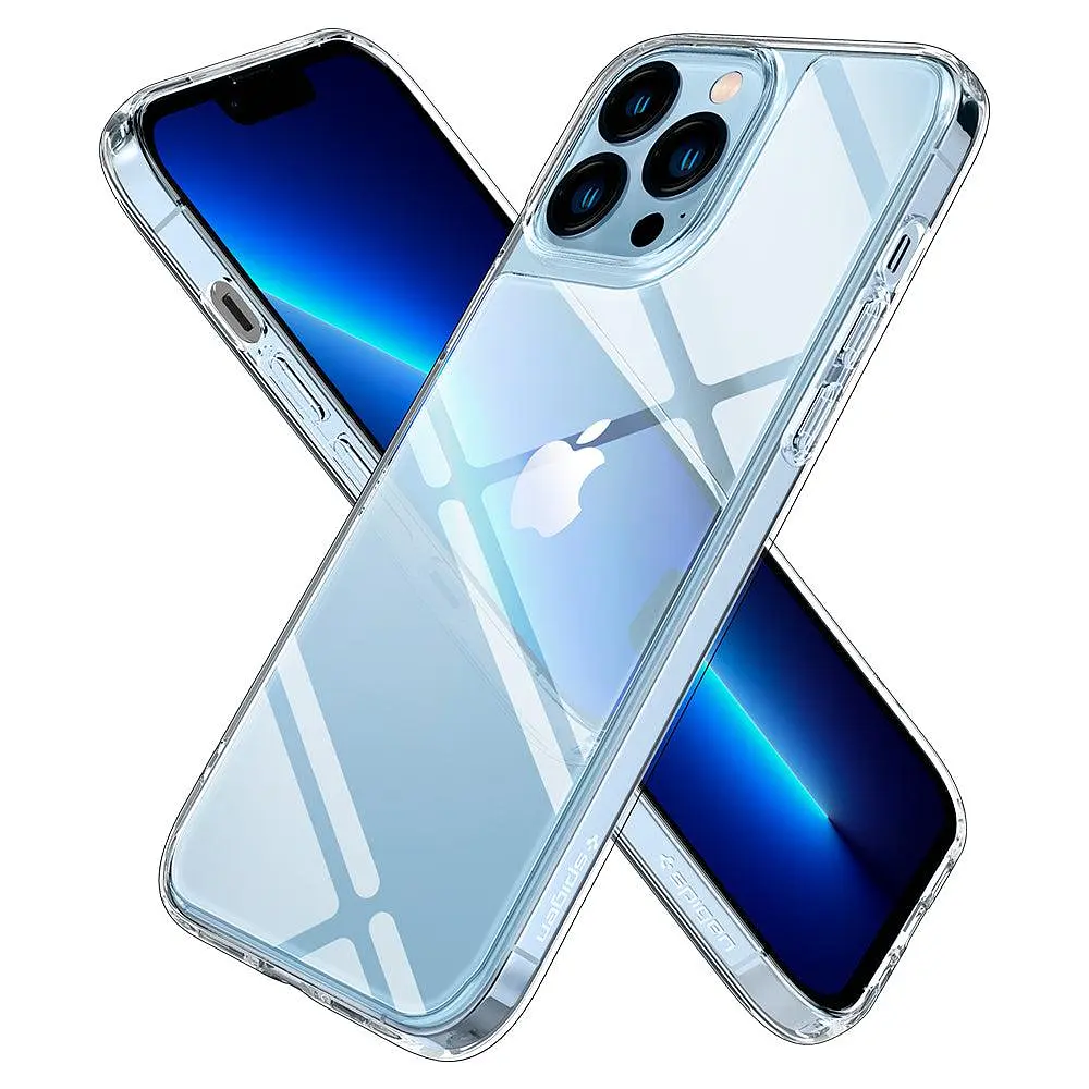 Чохол прозорий протиударний Spigen Quartz Hybrid ACS03214 для iPhone 13 Pro Max (6.7") Crystal Clear - фото 5
