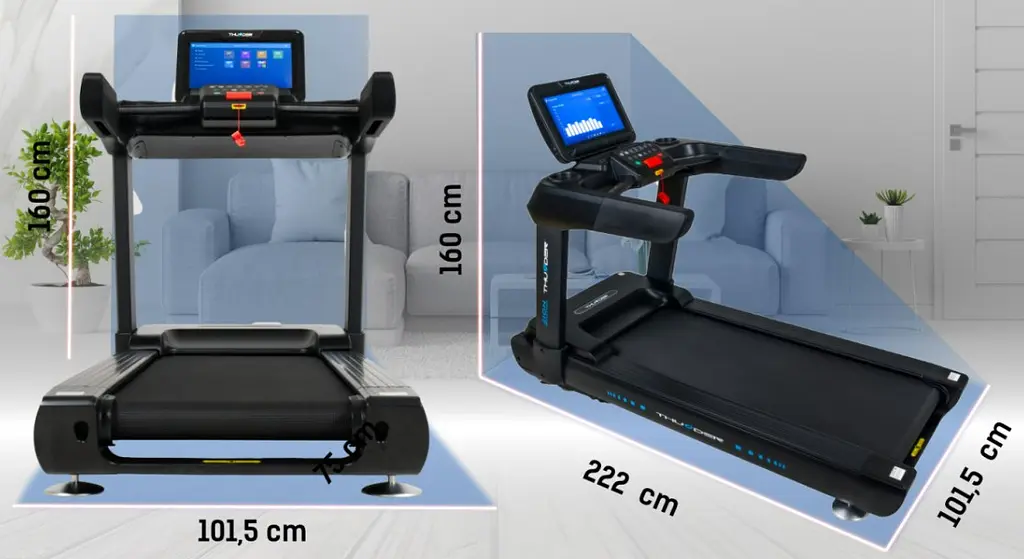 Беговая дорожка THUNDER ZION-TFT Black - фото 3