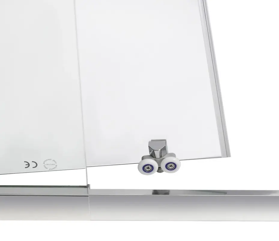 Душові двері в нішу Qtap Taurus CRM201-11.C6 110-120x200 см, скло Clear 6 мм, покриття CalcLess (TAUCRM201112C6) - фото 6