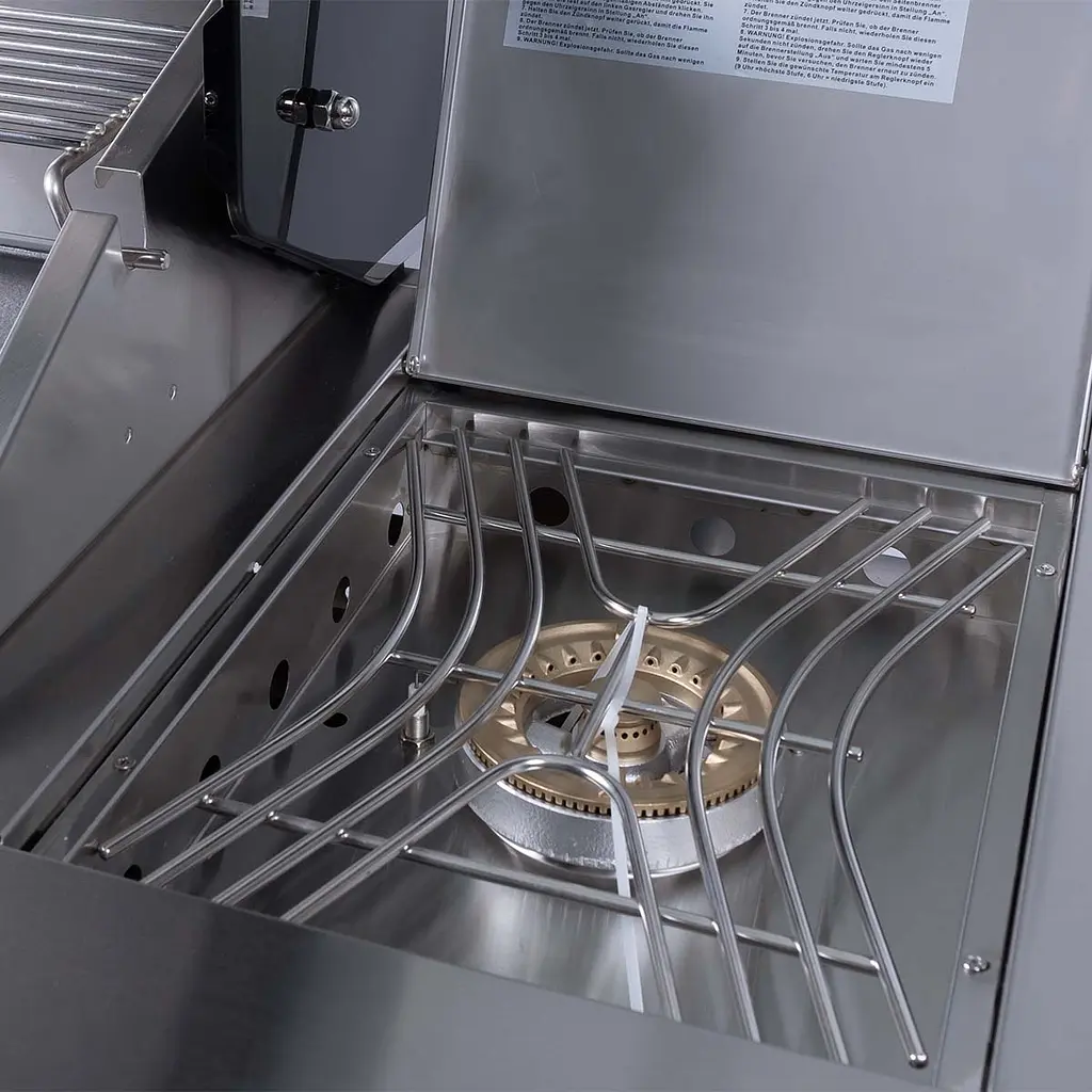 Вбудований газовий гриль Santos Free P-611 з боковим пальником (230223) - фото 11