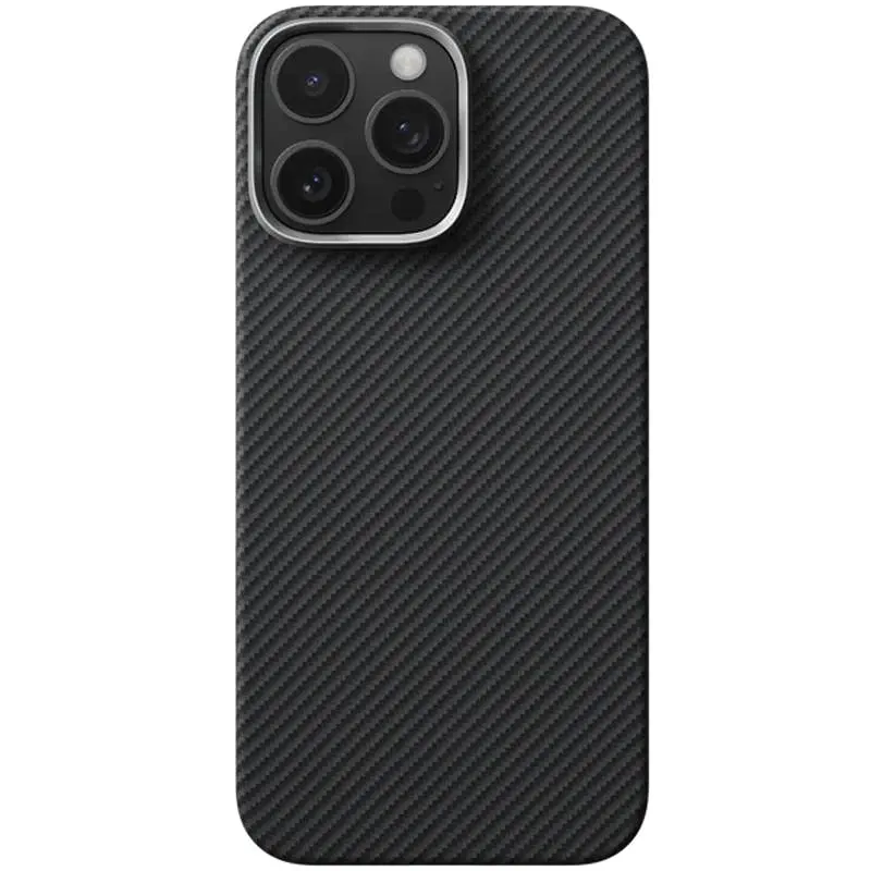 Чохол Epik PC Carbon Protection Slim with MagSafe для Apple iPhone 16 Pro Max (6.9) Black - фото 2