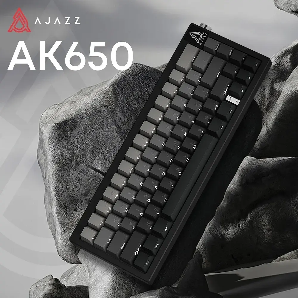 Клавіатура USB Ajazz AK650 Day Dream switches Gradient Black/Gray (AK650-DD-BG) UA - фото 6