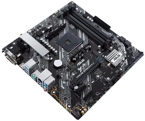 Мат.плата AM4 (B450) Asus PRIME B450M-A II, B450, 4xDDR4, Int.Video(CPU), 6xSATA3, 1xM.2, 1xPCI-E 16x 3.0, 2xPCI-E 1x 2.0, ALC88 8xUSB3.2/4xUSB2.0, VGA/DVI-D/HDMI, mATX - фото 5