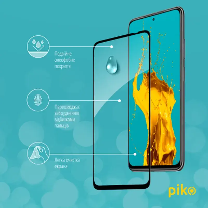 Скло захисне Piko Full Glue Xiaomi Poco M5S (1283126545160) - фото 4