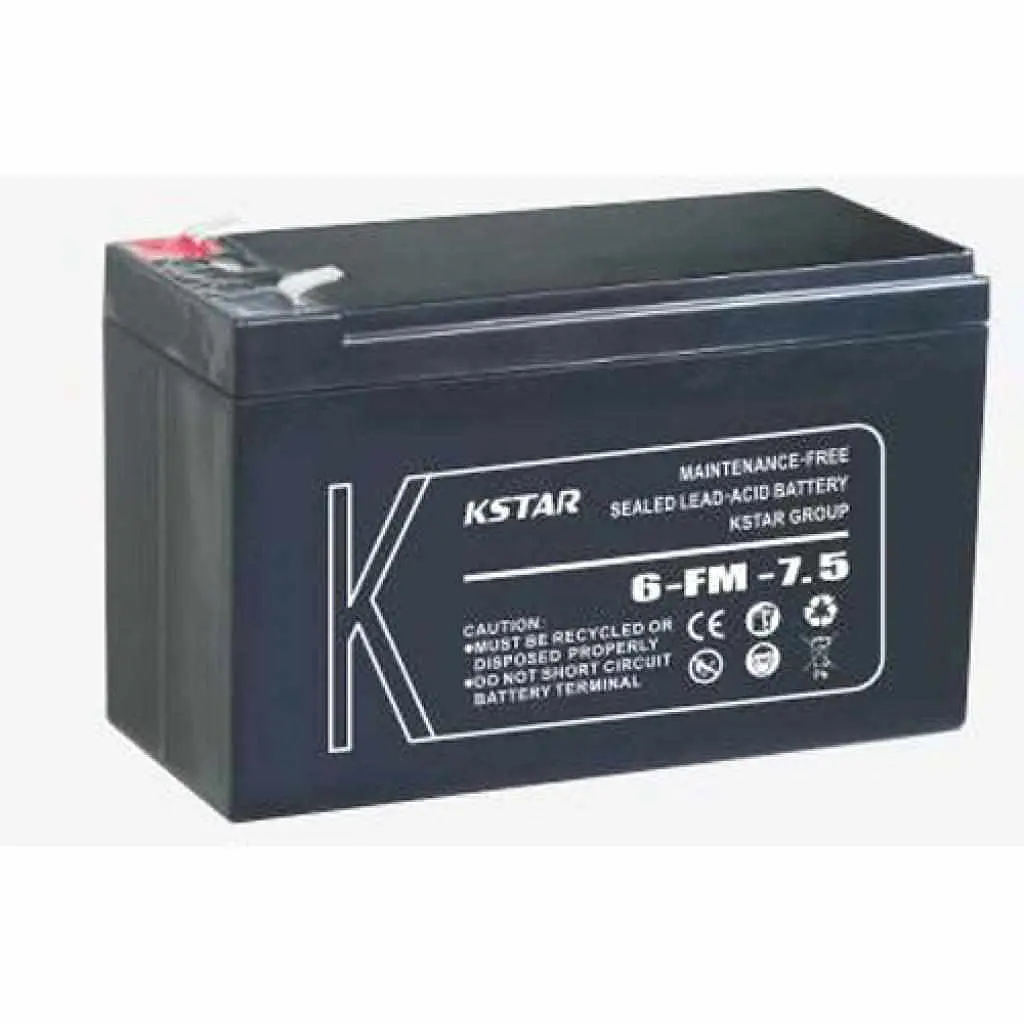 Акумуляторна батарея для ДБЖ KSTAR AGM 12 V / 7 А*ч (6-FM-7)