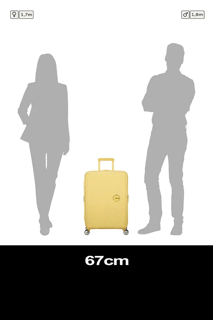 American Tourister Валіза American Tourister, Soundbox, поліпропілен, середня, 67см, 71.5/81л, TSA, 4 колеса, EXP, пастельно-жовтий - фото 10