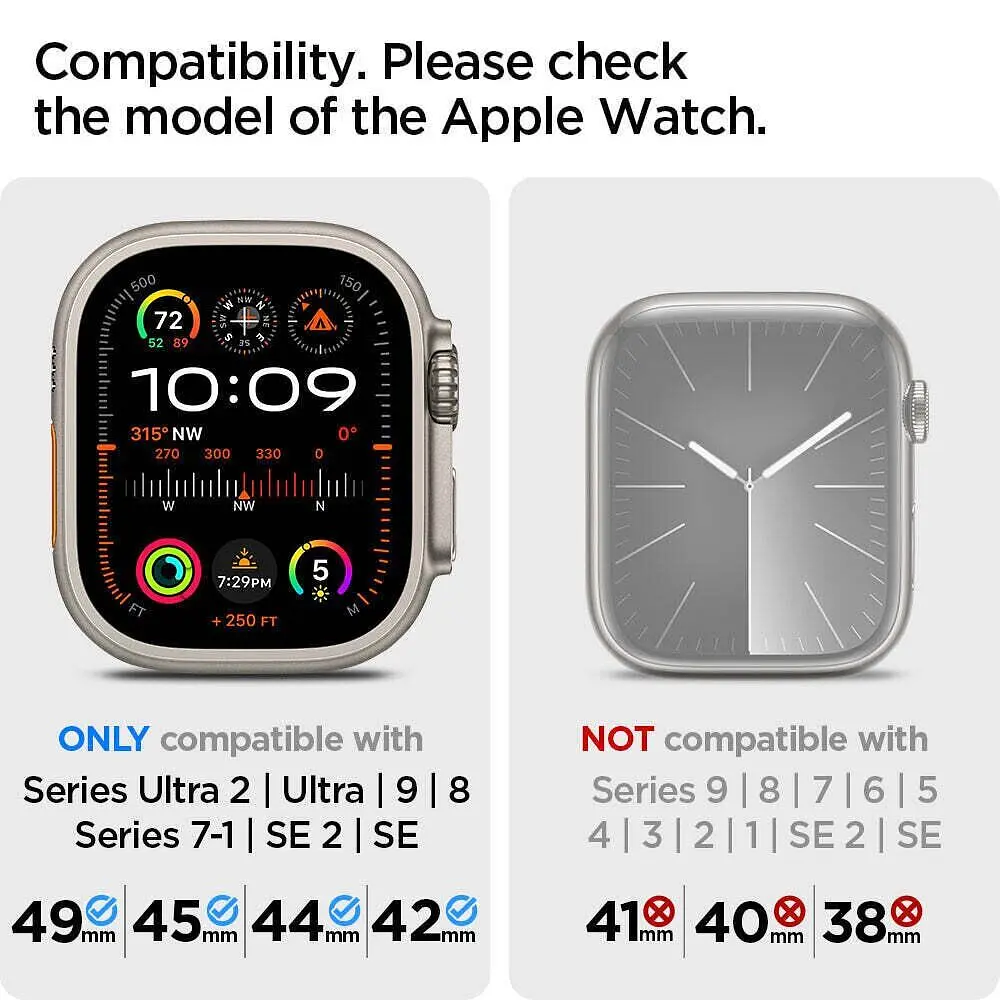 Ремінець Spigen Modern Fit для Apple Watch 42/44/45/49mm Silver (062MP25404) - фото 6