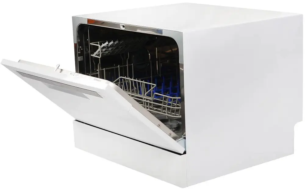 Посудомийна машина Hansa ZWM 536 WH настільна, 6 комплектів A+, 55 см, дисплей, білий - фото 3