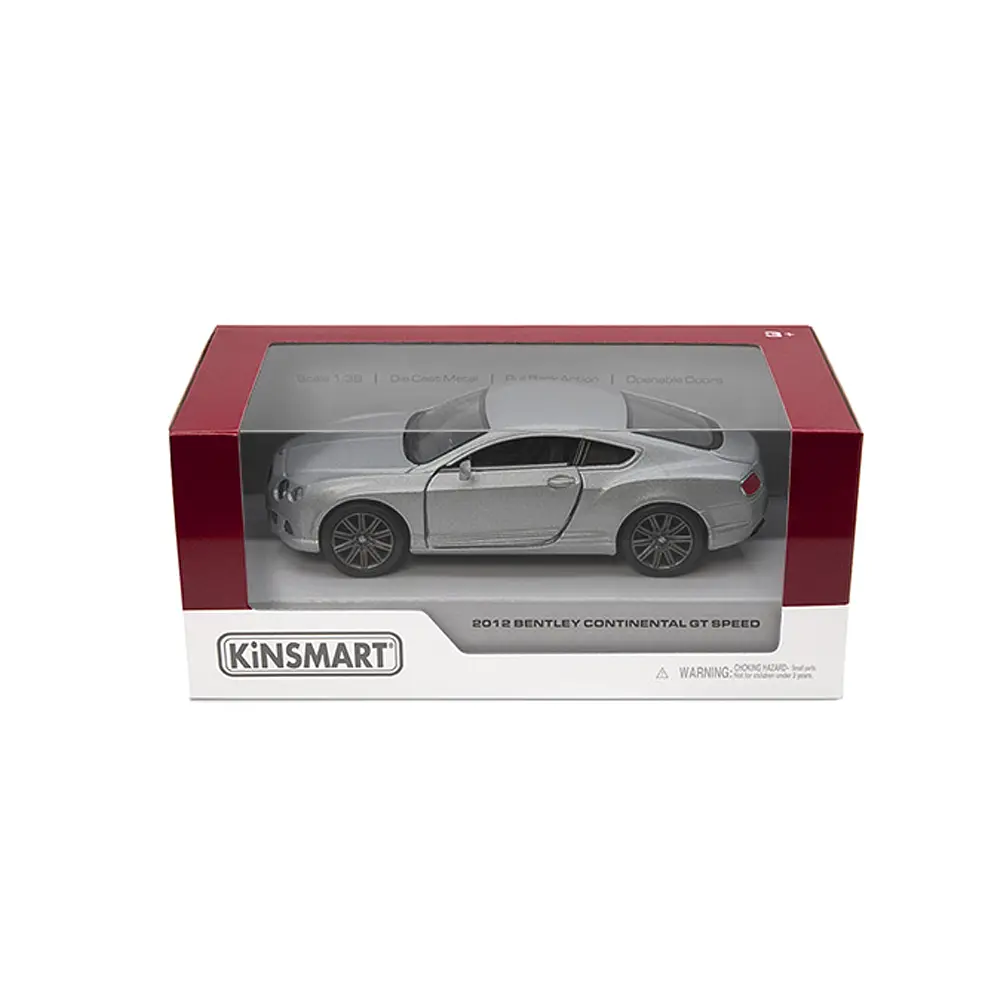 Металева інерційна легкова модель Bentley Continental GT Speed 5", відкриваються двері (В асортименті) - фото 2