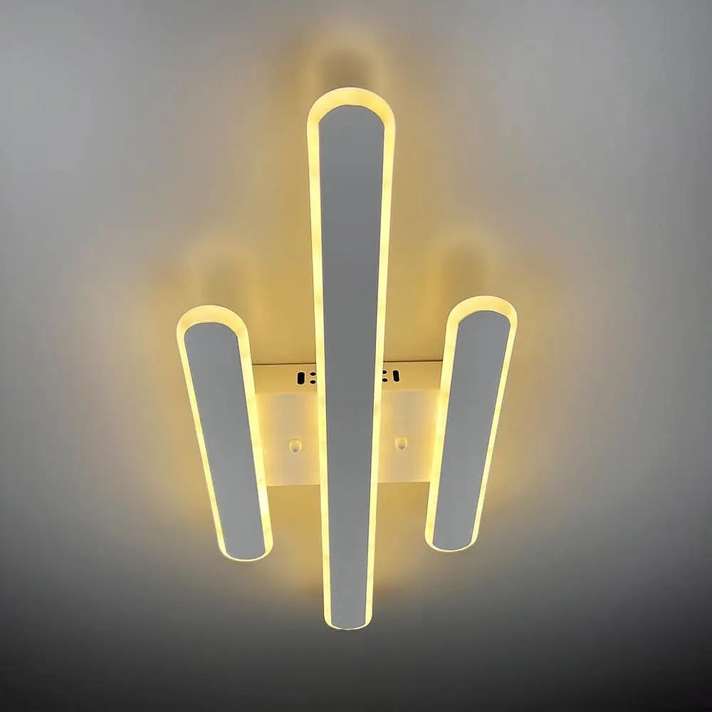 Потолочная LED люстра в белом корпусе 62х25х6 см Line F | Ст. 6203-3 WT - фото 2