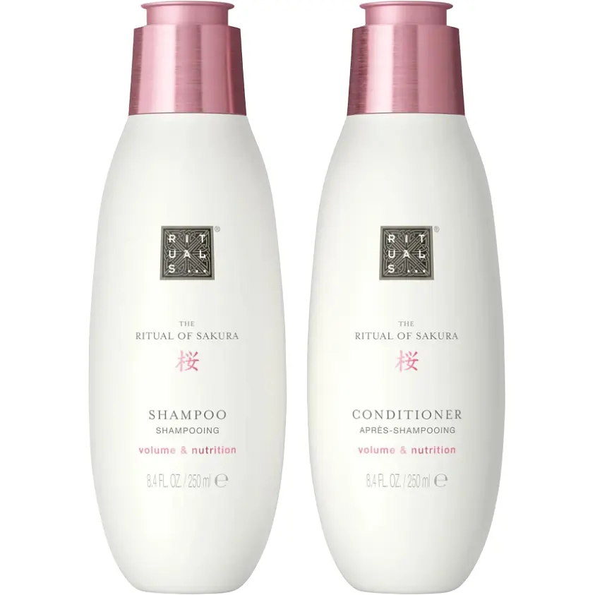 Набор Rituals: шампунь для волос The Ritual of Sakura Hair Care 250 мл + кондиционер для волос The Ritual of Sakura Hair Care 250 мл - фото 1