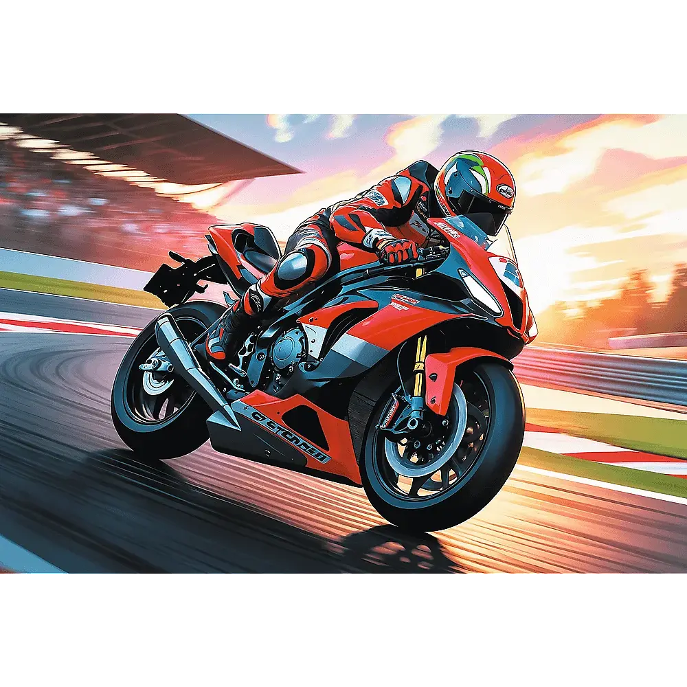 Пазл Быстрый мотоцикл - 100 шт. TREFL 16489 - фото 2