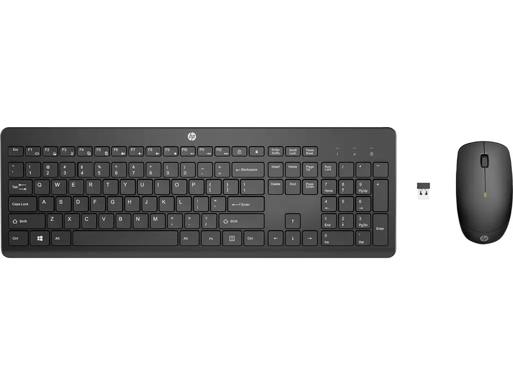 Комплект бездротовий HP 230 мишка і клавіатура Combo, чорний (українська клавіатура) (18H24AA) - фото 2