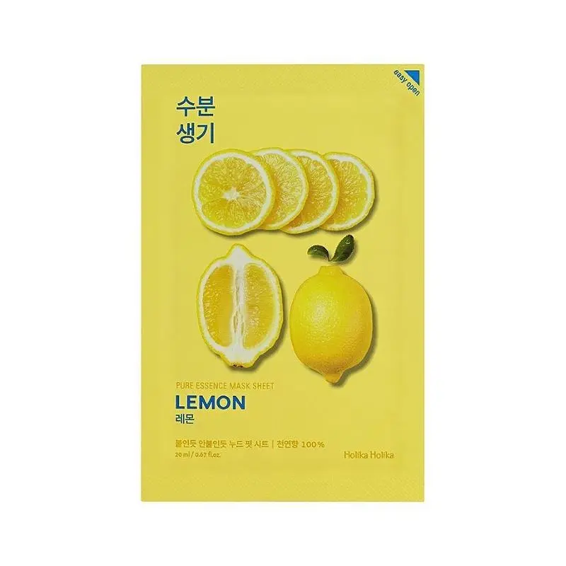 Маска тканинна для обличчя Holika Holika Pure Lemon Essence Mask з екстрактом лимона