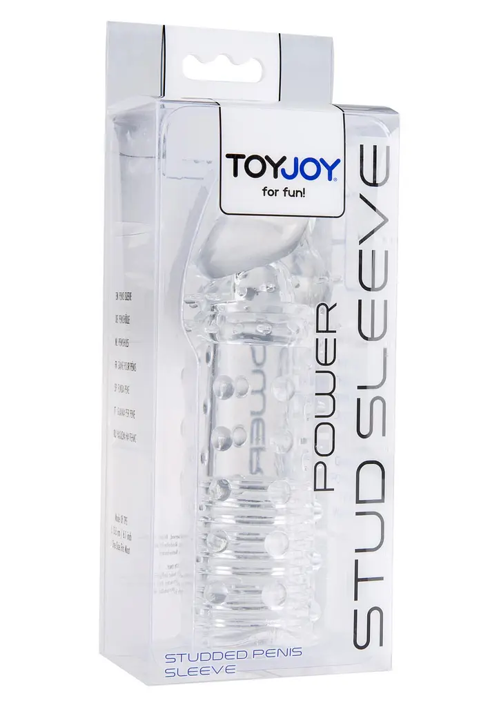 Насадка на пеніс ToyJoy Power Stud Sleeve 15.5 см (прозорий) - фото 5