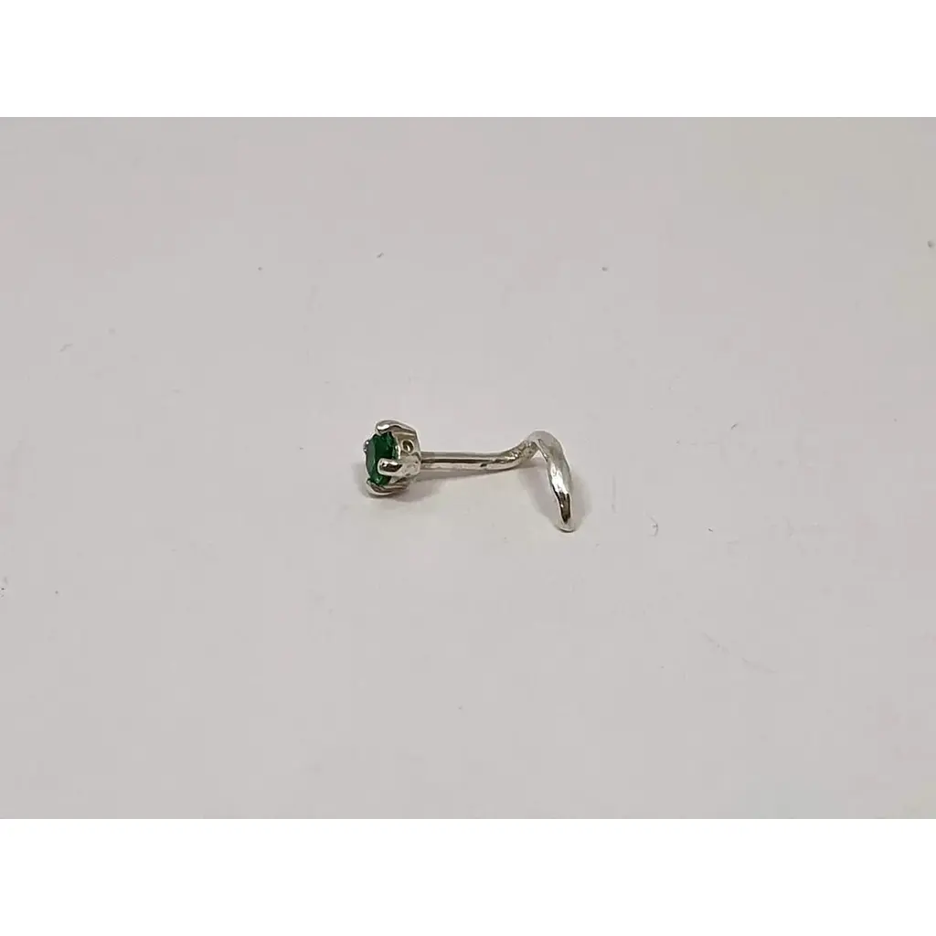 Серебряная серьга-пирсинг в нос Dear. 1017.6С - фото 2