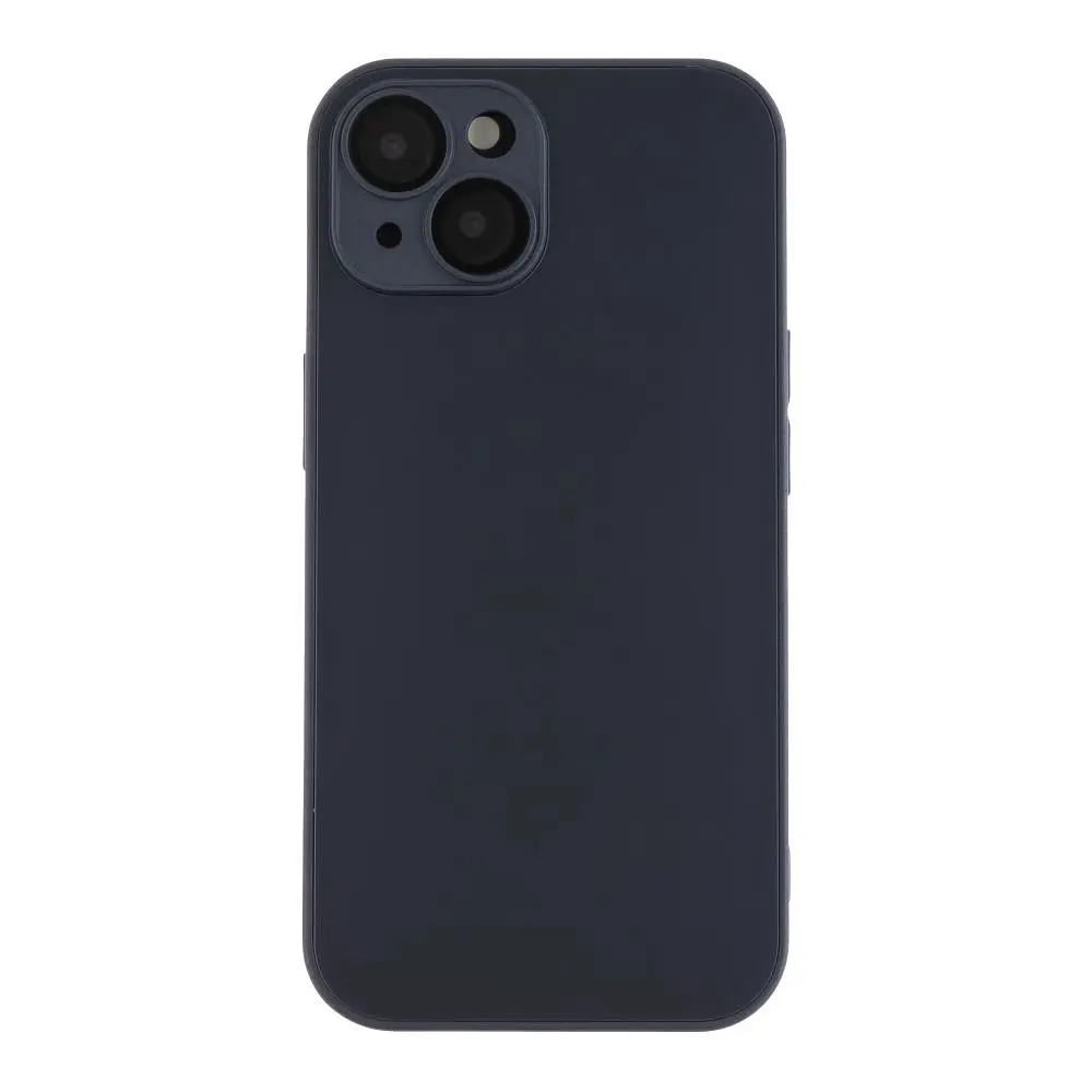 Чохол-накладка скляний матовий із захистом камери Matte AG-Glass Apple iPhone 15 Black