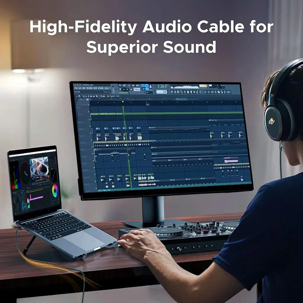 Аудіокабель UGREEN USB-C на AUX 3.5 мм 1 м Hi-Fi для автомобіля - фото 5