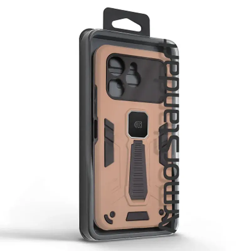 Чохол до мобільного телефона Armorstandart Proover Tecno Spark 40 4G Brown (ARM87280) - фото 3