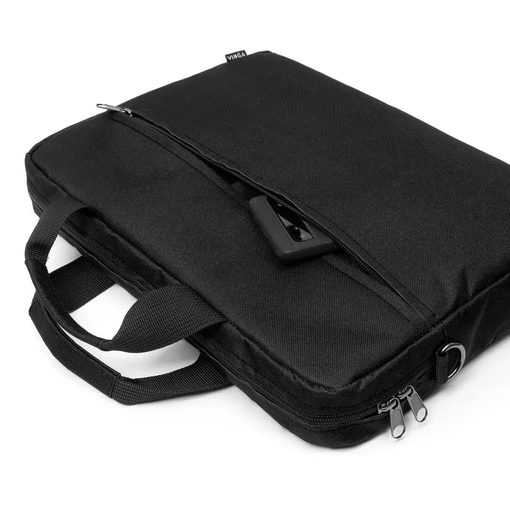 Сумка для ноутбука Vinga 14" NB1402 Black, white print (NB1402UWBK) - фото 5