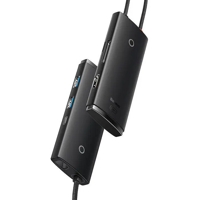 Хаб-адаптер - кардридер Baseus Lite Series 6-Port Usb-C Hub WKQX050001 - фото 3