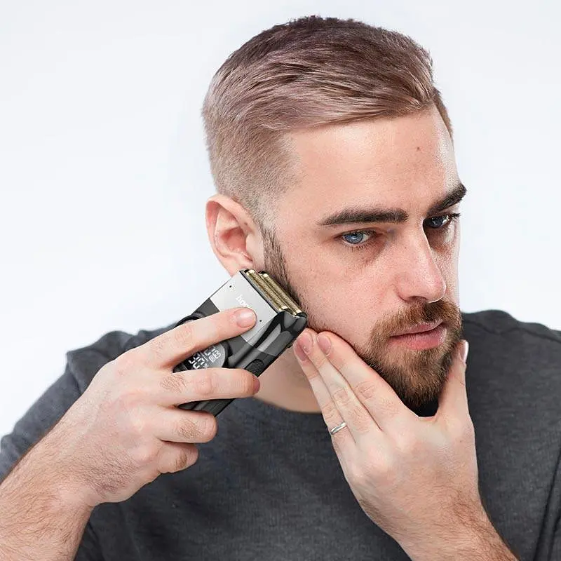Електрична бритва та тример 2-в-1 Hoco HP30 dual mesh 2-in-1 shaver - фото 8