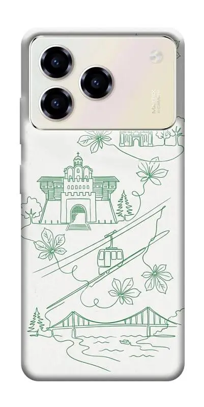 TPU чохол Demsky Heart of Kyiv для ZTE Blade A76