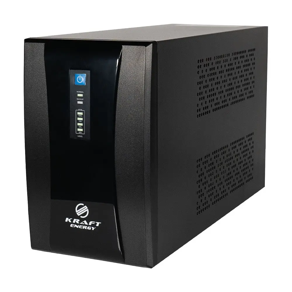Джерело безперебійного живлення KRF-1200VA/720W(LED) UPS Kraft (42-00005) - фото 8