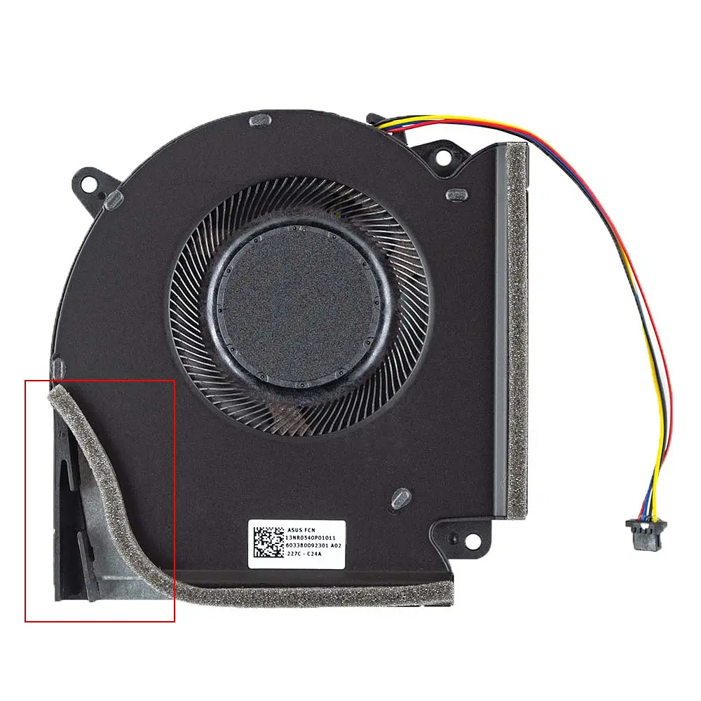 Вентилятор для Asus G513I G513Q G533Q G713I G713Q G733Q, (CPU 12V 1A, 13NR0540P01011, 6033B0092301) - фото 3