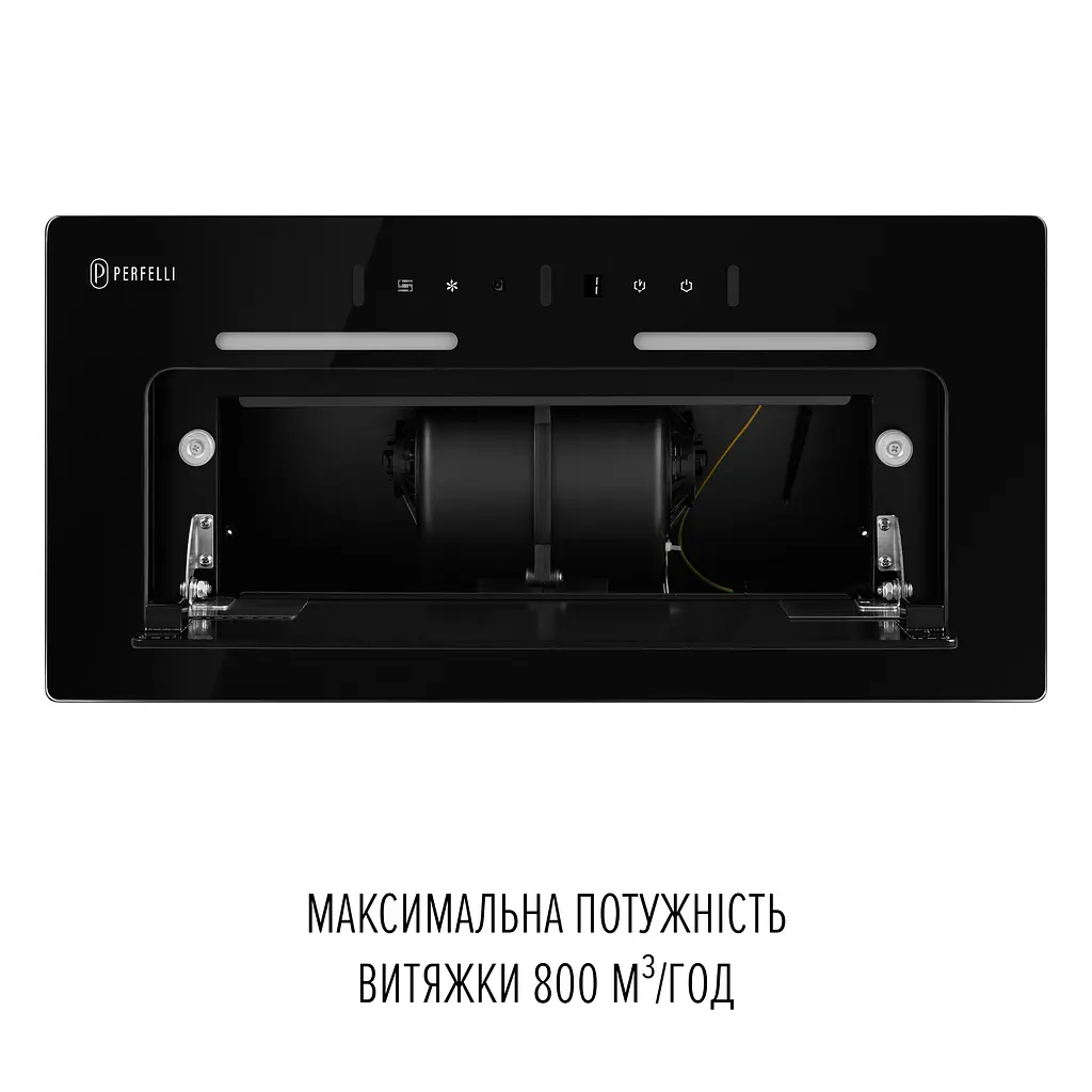 Витяжка повновбудована PERFELLI NUOVA 6JWRB NERO - фото 12