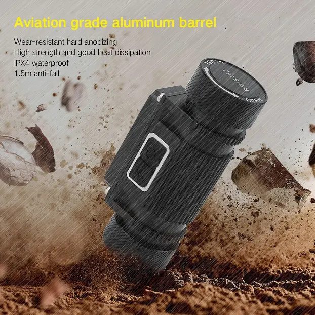 Світлодіодний налобний ліхтар Boruit B39 XM-L2+2*XP-G2 5000Lm 21700/18650 Type-C ліхтарик - фото 9