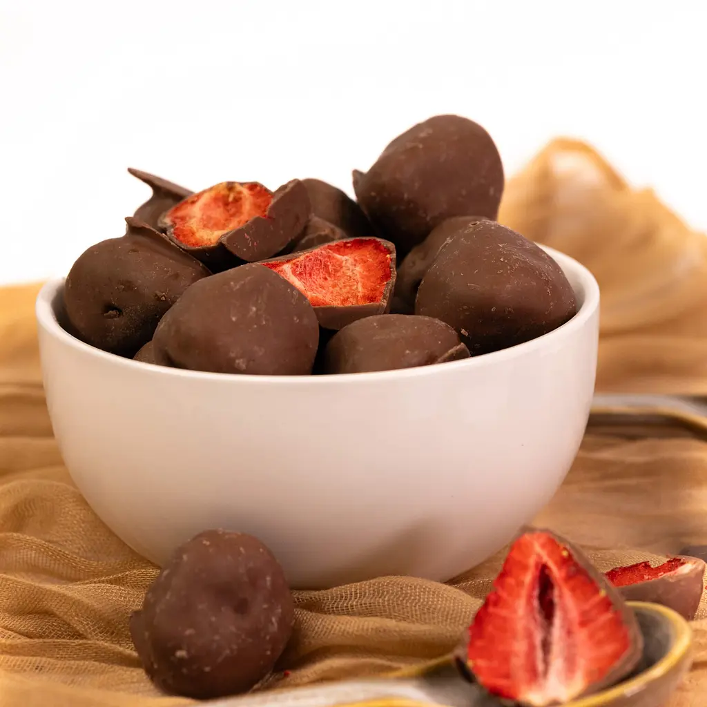 Сублимированная клубника в молочном шоколаде БЕЗ САХАРА, 50г - фото 5