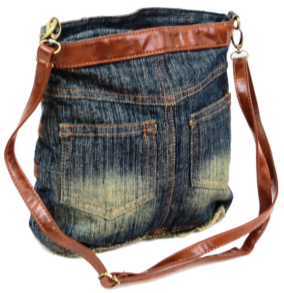 Джинсова сумка у формі жіночої спідниці Fashion Jeans8057 Темно-синя - фото 5
